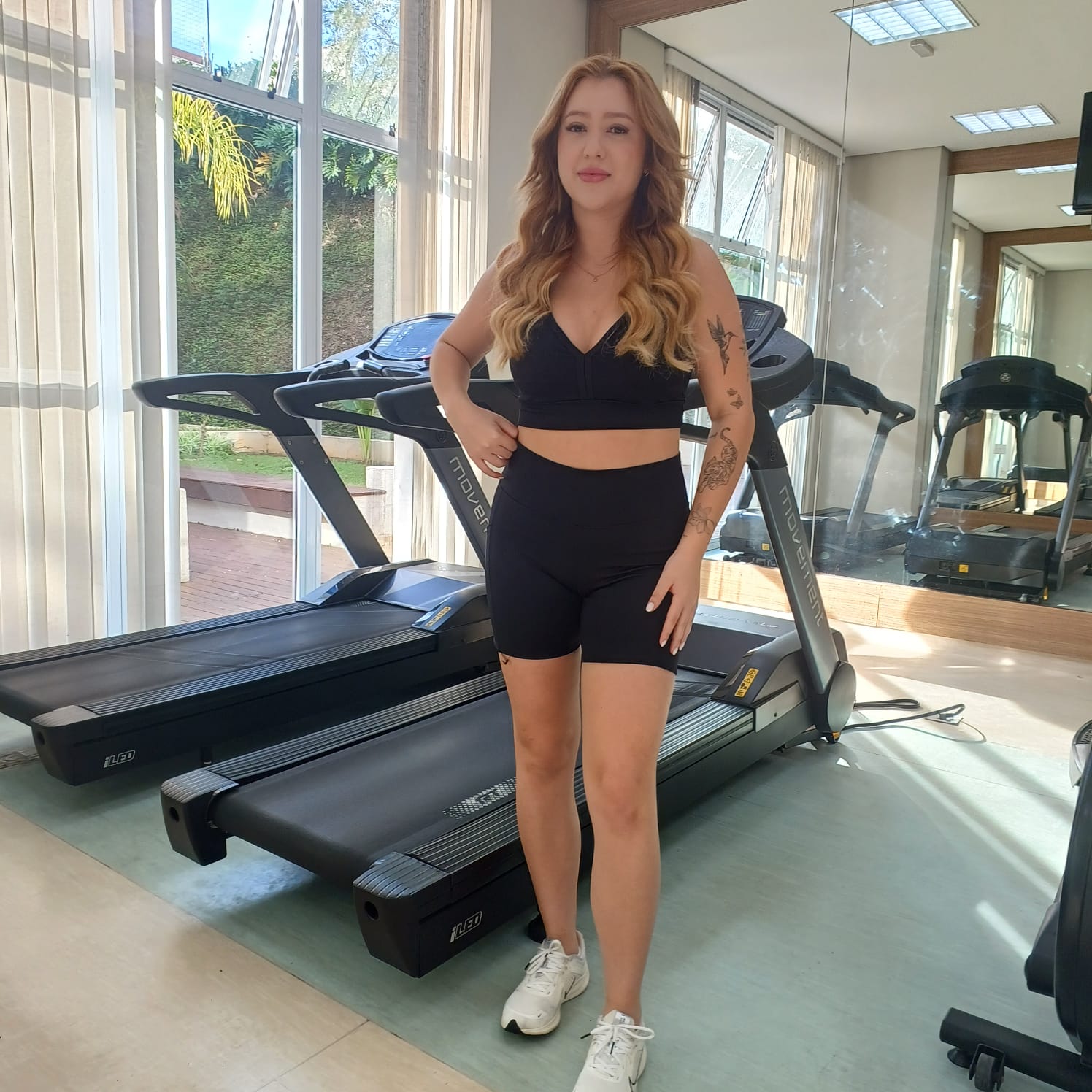 Conjunto shorts e bermuda com bolso lateral