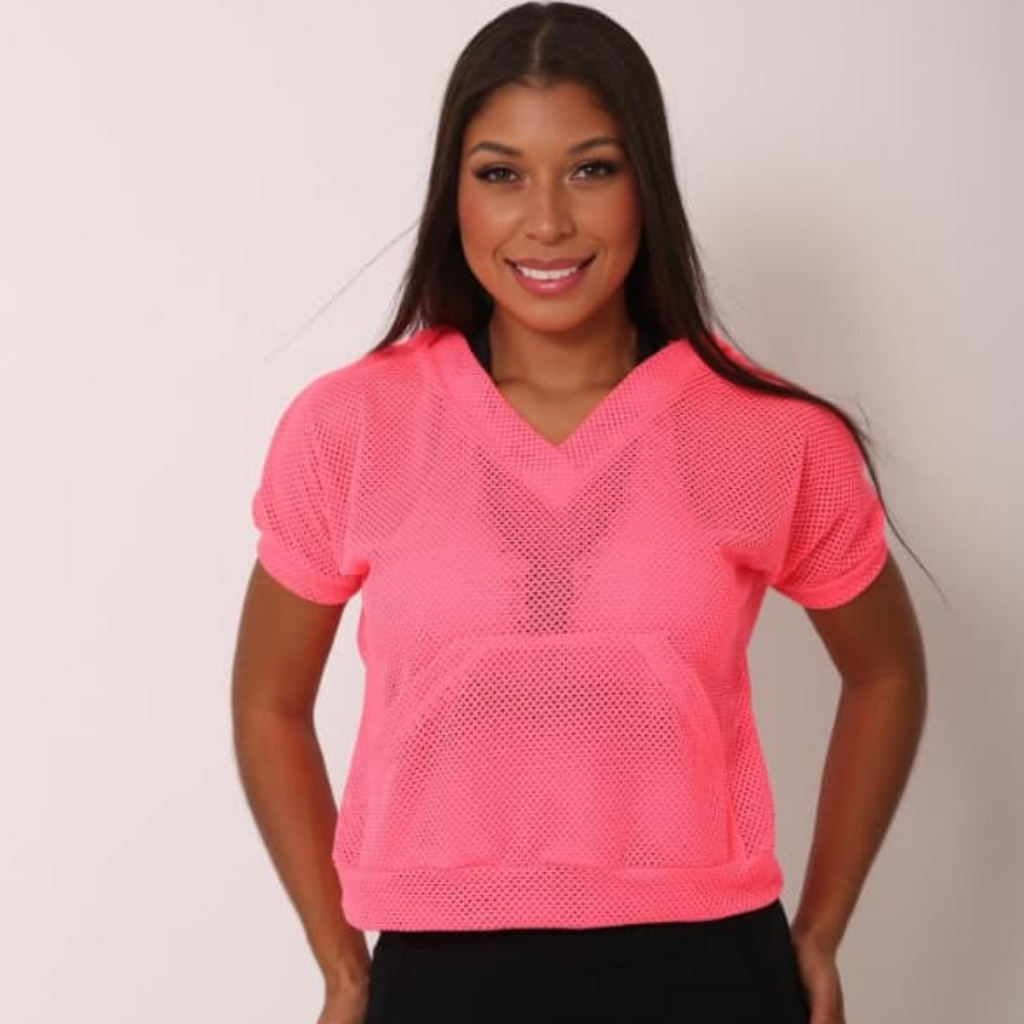 Blusa arrastão com capuz