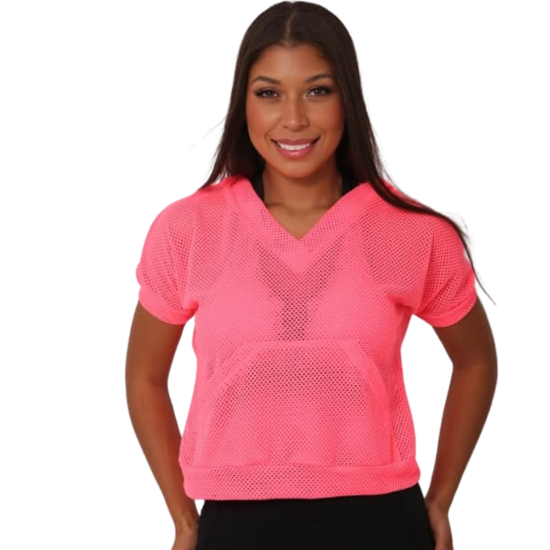 Blusa arrastão com capuz