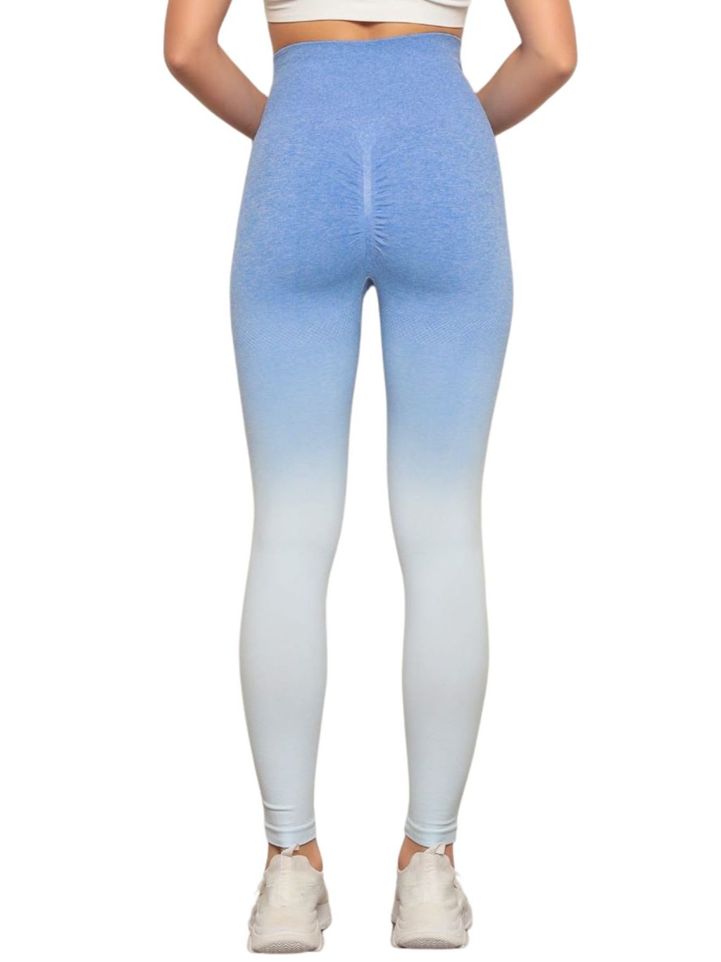 Calça Legging Degradê Empina Bumbum Cintura Alta