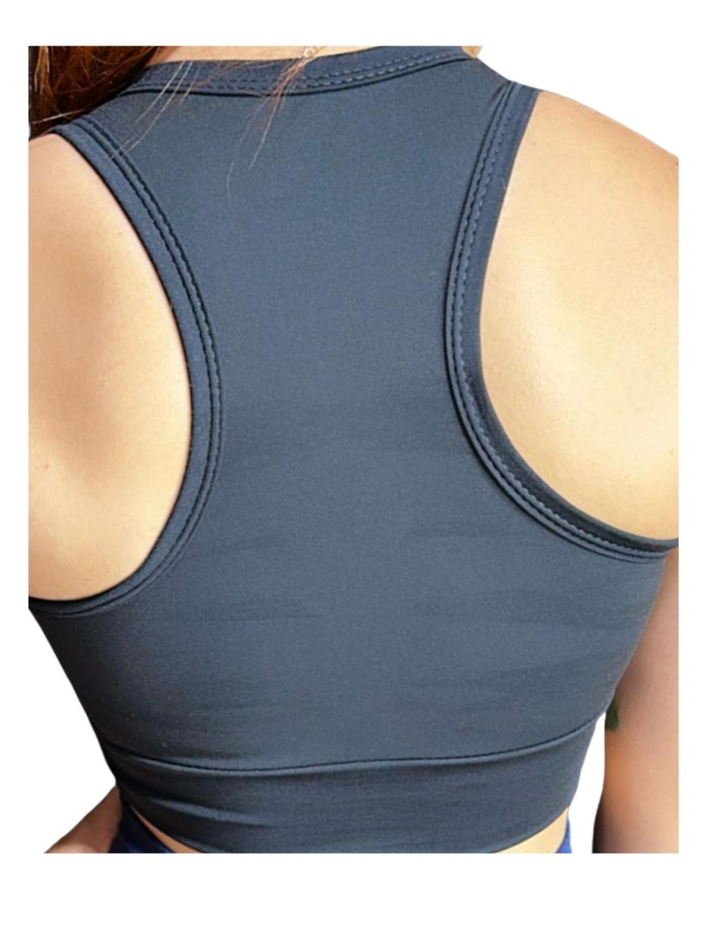 Top Nadador Preto Liso: Elegância e Conforto para o seu Estilo