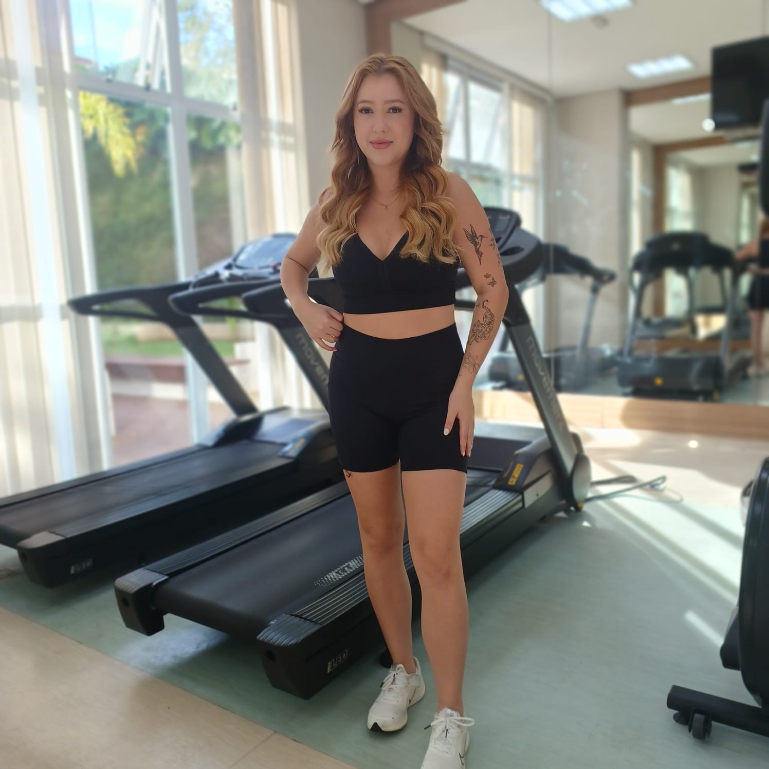 Conjunto shorts e bermuda com bolso lateral